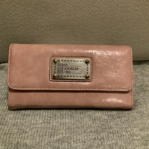 EUC GUESS patent leather long wallet - Picture 1 of 5
